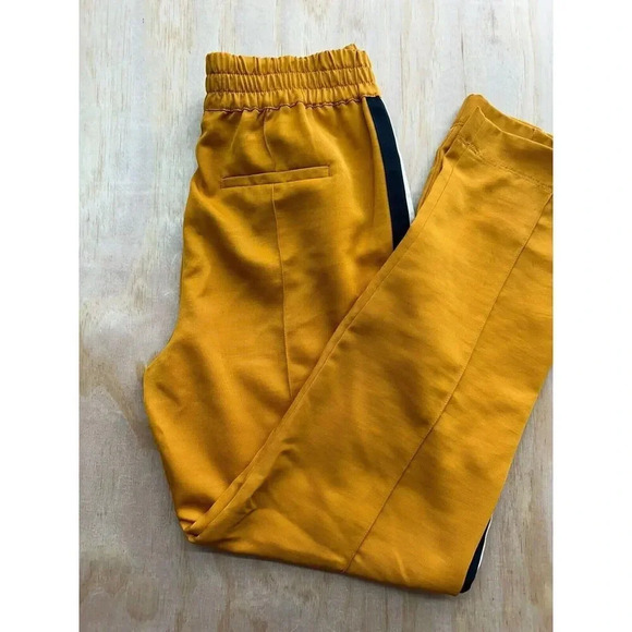Scotch & Soda Maison Boys Edition Mid Rise Pant Elastic Waist Extra Small Yellow - Picture 1 of 7
